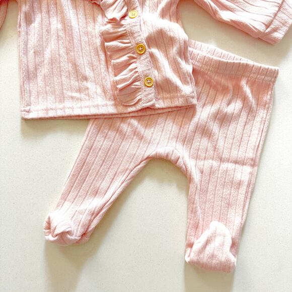 RZ Baby by Rachel Zoe 2 Piece Knit Set in Pink - Picture 5 of 5